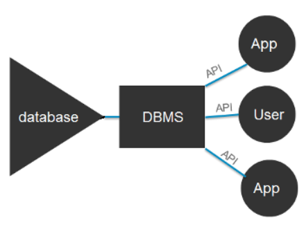 DBMS作为DB与终端用户之间的接口